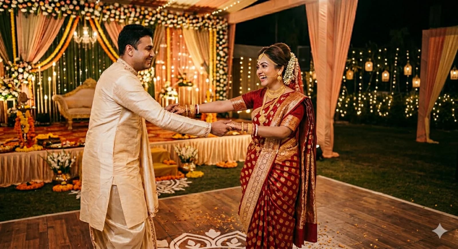 Sangeet night celebrations at Sinclairs Burdwan