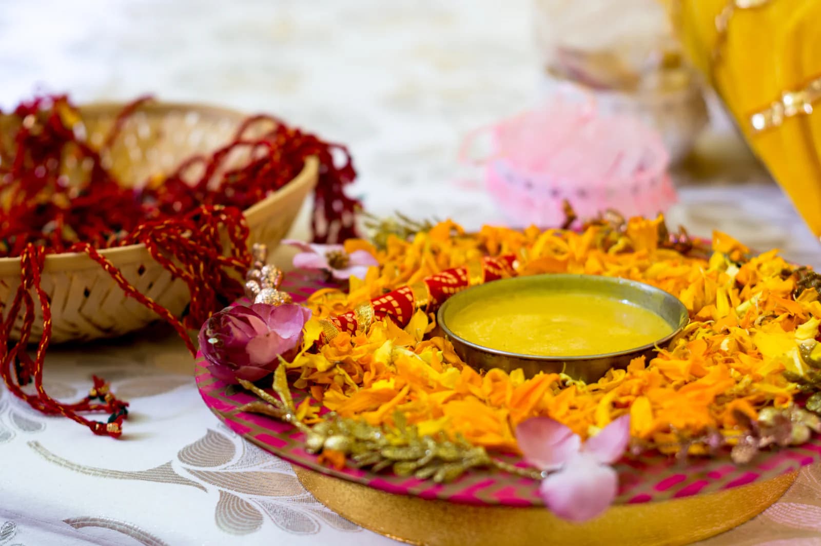 Haldi ceremony celebrations at Sinclairs Darjeeling