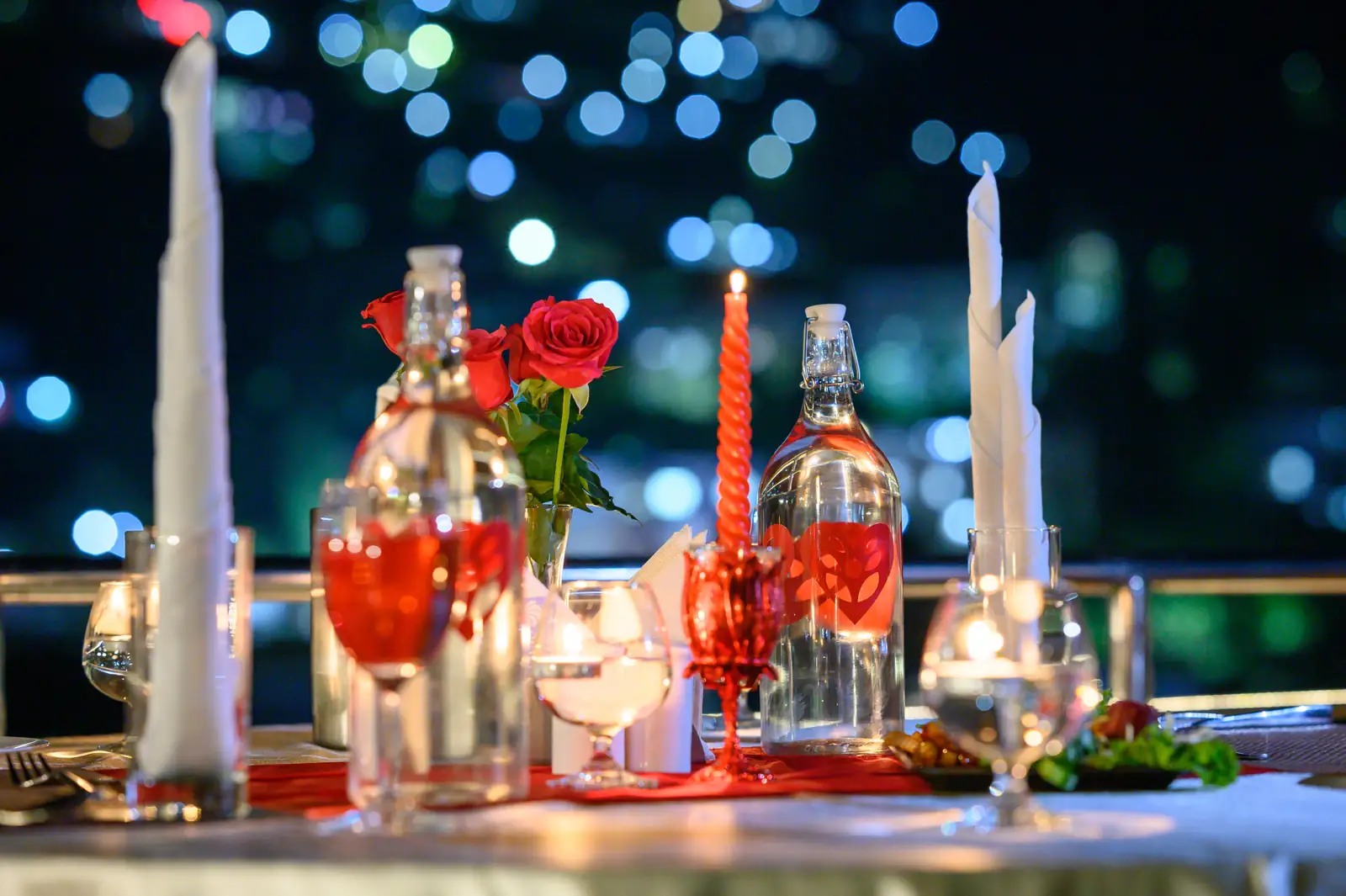 An Evening Table with a Mountain View, Sinclairs Gangtok