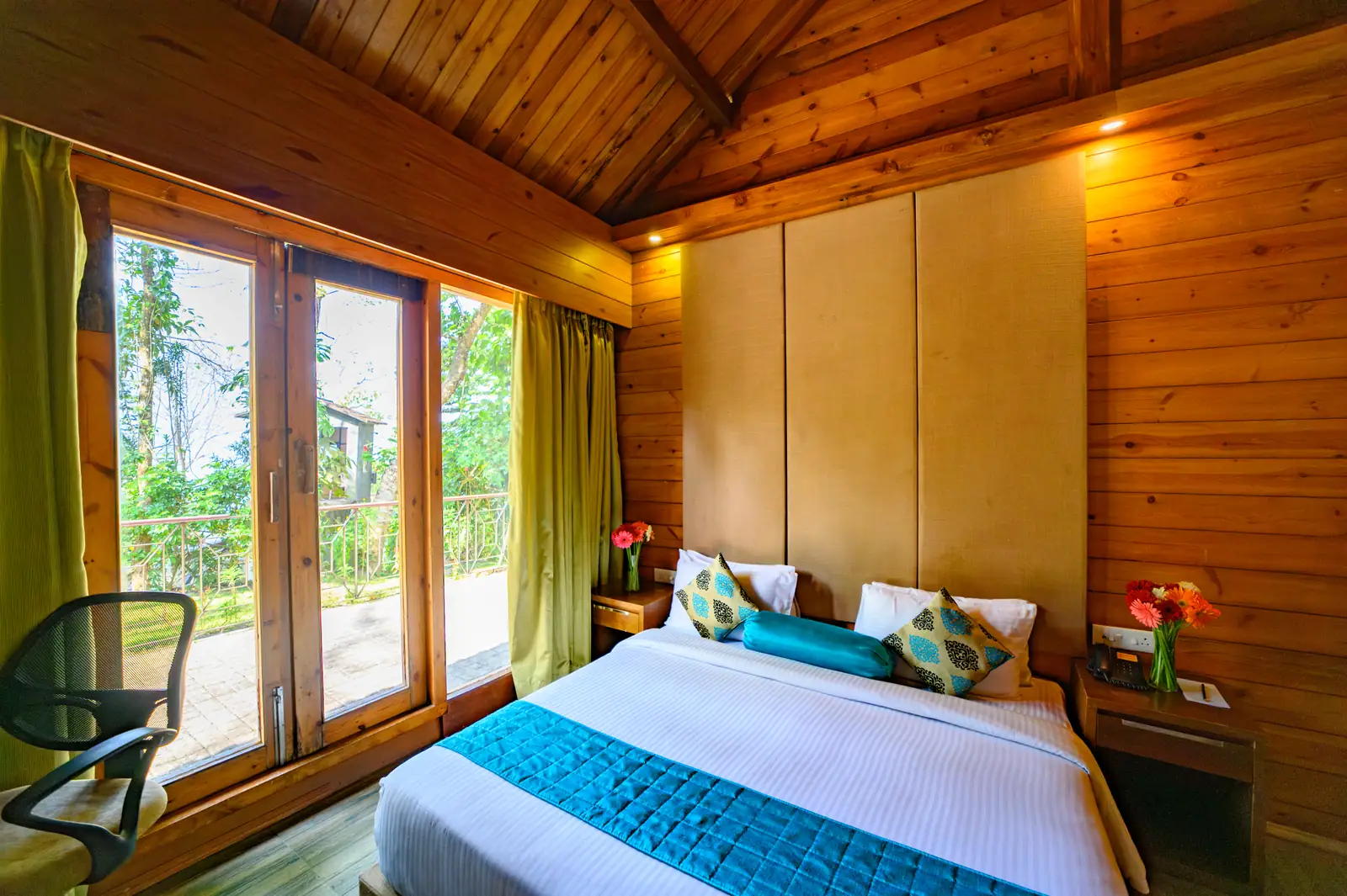Wooden Cottage Room