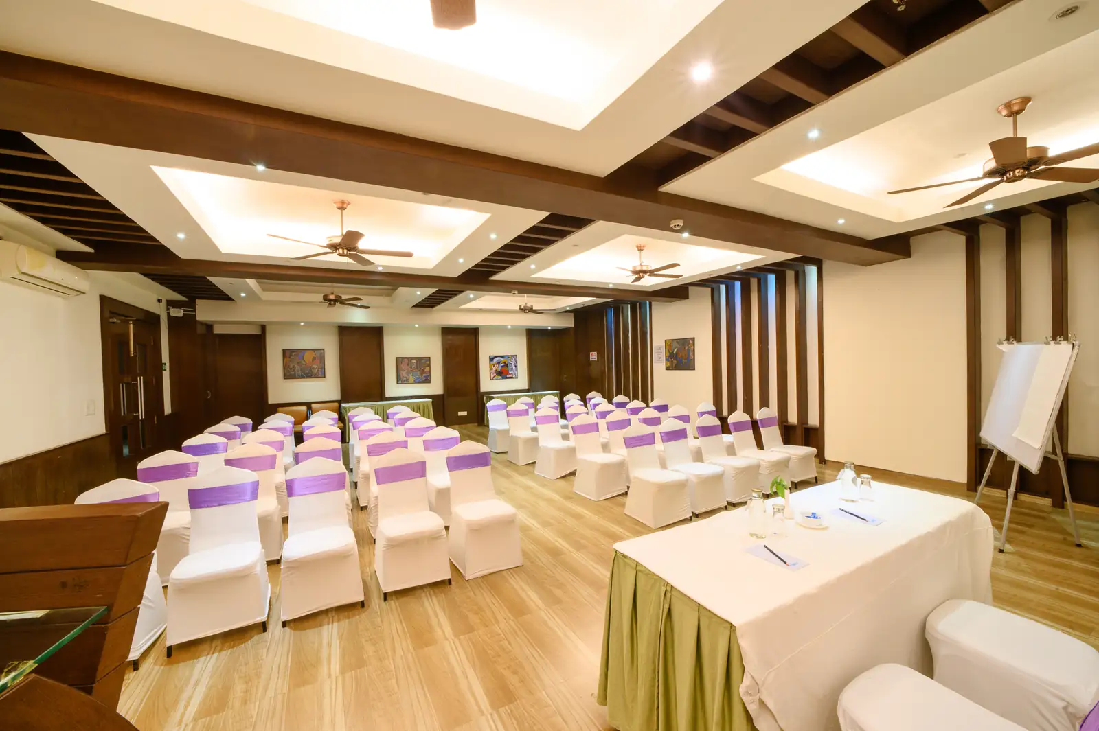 The Fern banquet hall at Sinclairs Retreat Kalimpong