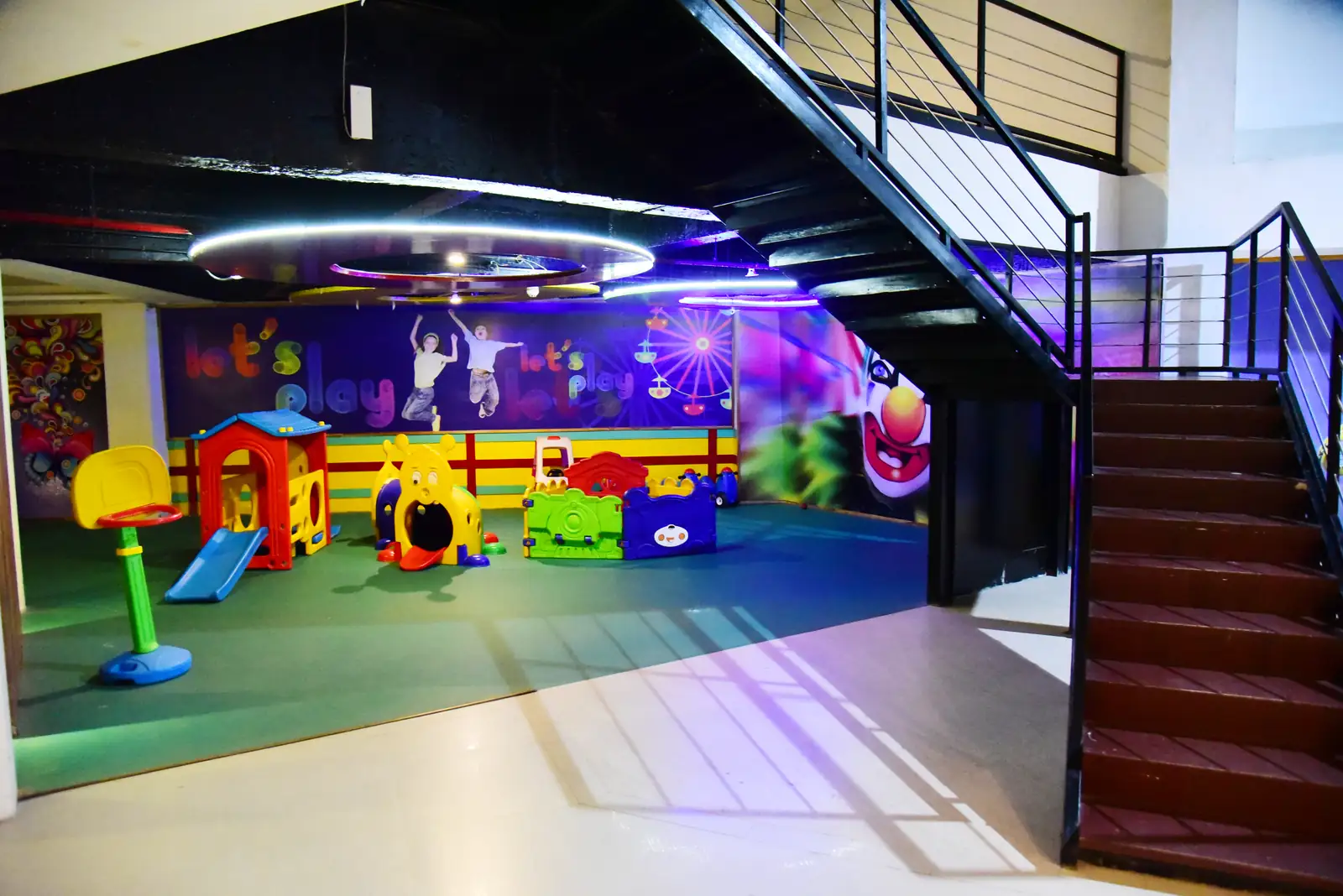 The Tic Tac Toe entertainment zone's indoor games room at Sinclairs Ooty