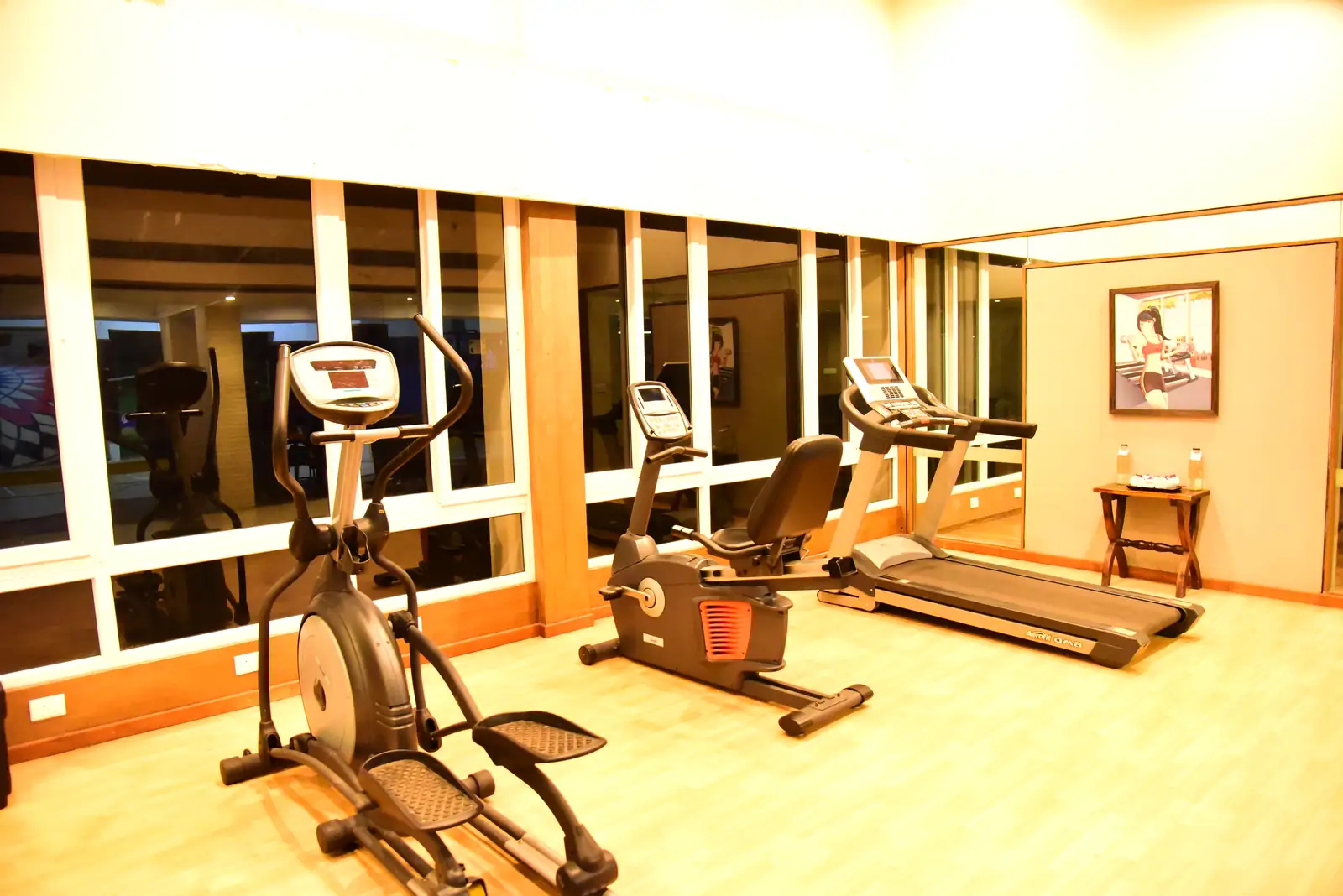 The fitness centre at Sinclairs Ooty