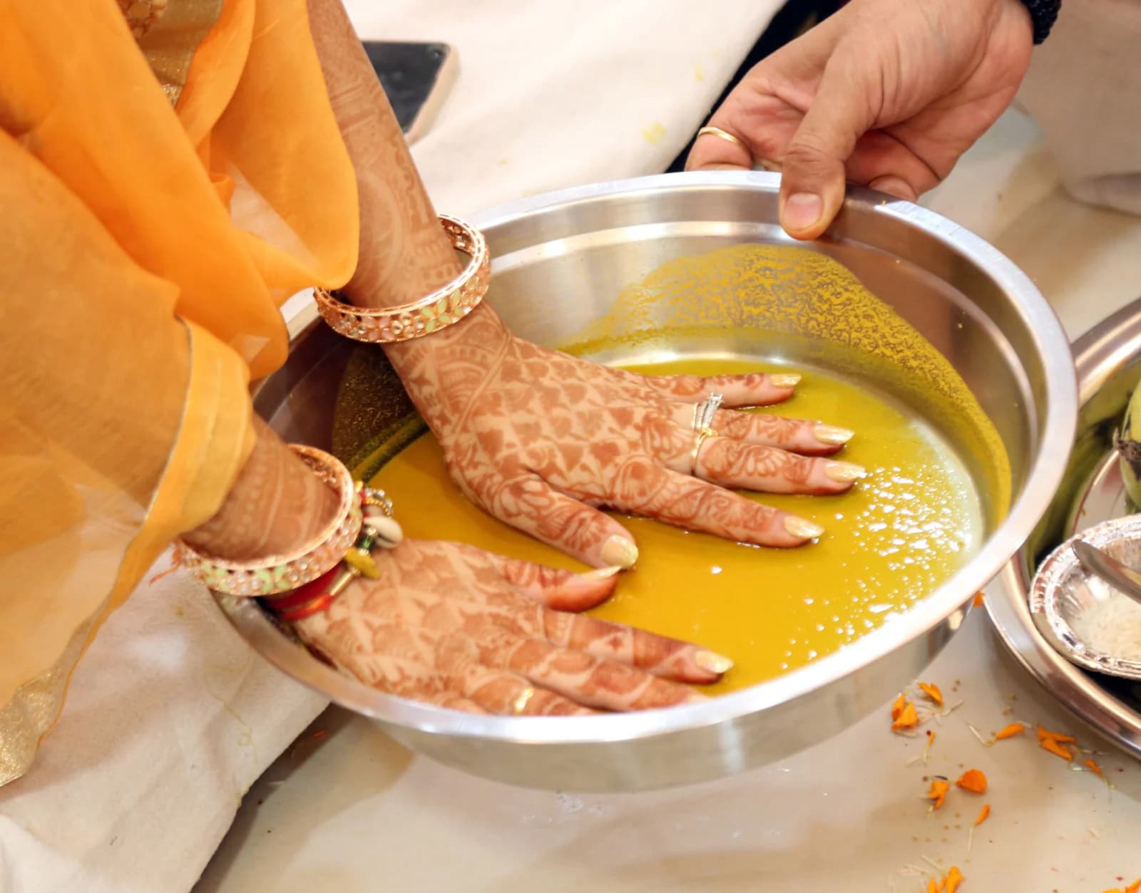 Haldi ceremony celebrations at Sinclairs Bayview